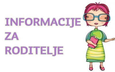 Obavijest za roditelje