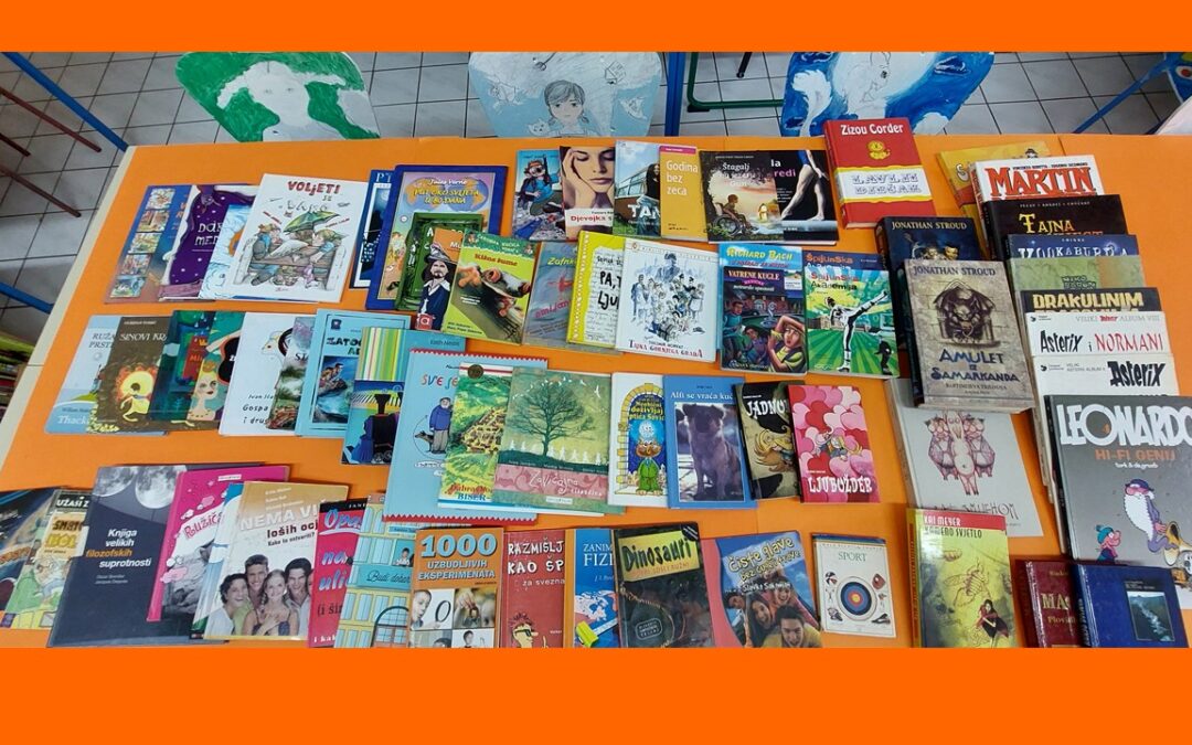U knjižnici proteklih mjeseci: U MHK dar školskim knjižnicama