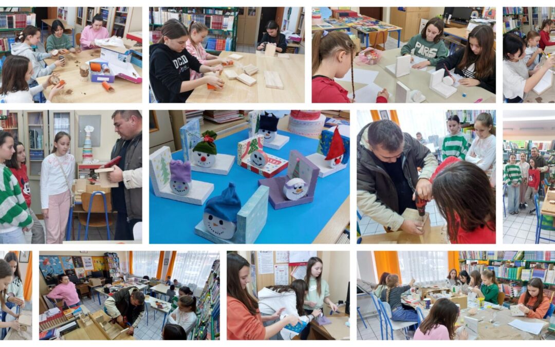 U knjižnici proteklih mjeseci: Radionice Učeničke zadruge